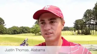 Interview with Alabama golfer Justin Thomas
