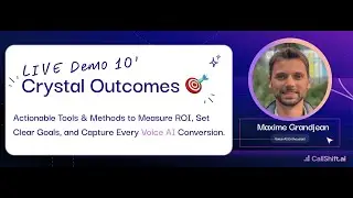 #4th Voice AI Live DEMO:  Crystal Outcomes 🎯