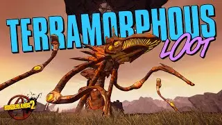 TERRAMORPHOUS LOOT DROPS! RARE HEAD AND LAUNCHER! [Borderlands 2]