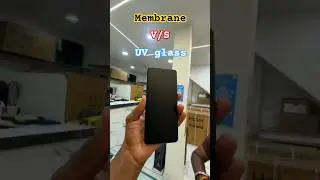 MEMBRANE📘 V/S  UV GLASS🤯 #shorts #subscribe #vs