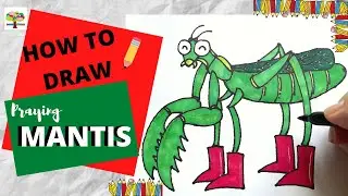 How to draw Mantis step by step