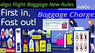 How Much Baggage Is Allowed In IndiGo |Indigo Flight Baggage Allowance / Flight Baggage Charges