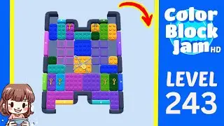 Color Block Jam Level 243 Solution Walkthrough