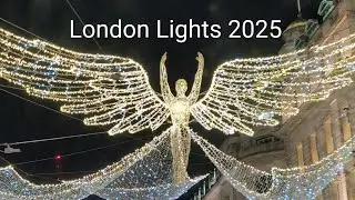 London lights through car windows #art #london #christmas #travel #light #2025 #car 