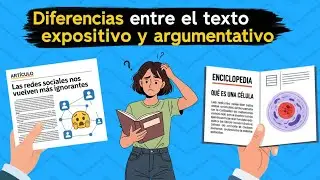 Diferencias entre el texto EXPOSITIVO y ARGUMENTATIVO explicados con EJEMPLOS ✍️📖