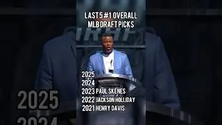 Which #1 MLB draft pick in the last 5 years was the best?