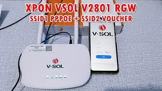 Setting ONU VSOL V2801RGW Mode PPPoE dan Hotspot Voucher Pakai HP