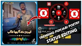 Punjabi Poetry Status Video Editing | TikTok Trending Poetry Status Video | TikTok Trending Video