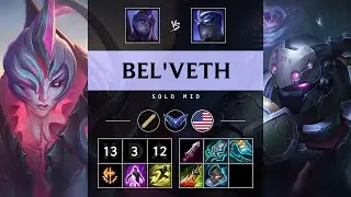 Bel'Veth Mid vs Shen - NA Diamond Patch 25.09