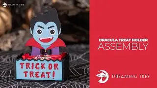 SVG File - Dracula Treat Holder - Assembly Tutorial (For Cricut, Silhouette, and ScanNCut)