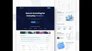 Cryptocurrency Trading | Landing Page | UI/UX | Novotrends v2