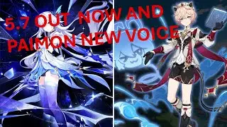 5.7 patch is out and new Paimon voice (Genshin Impact)