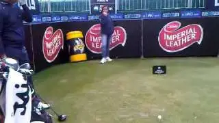 Matteo Manassero Tee Shot Face On