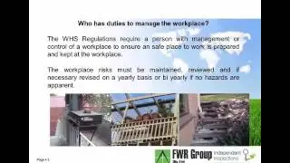 Safety Management Presentation For AAA Certified Body Corporate Management