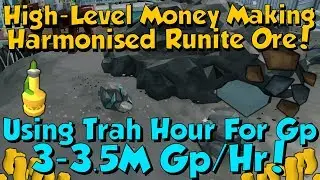 *Outdated* AFK Mining Harmonised Rune! High-Level Money Making [Runescape 3] 3.5M Gp/Hr!