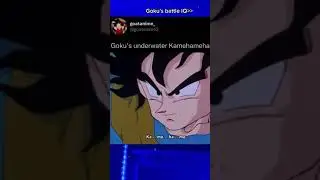 UNDERWATER GOKU VS WAVE POOL