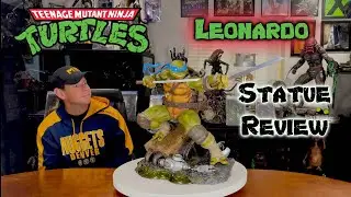 HUGE LEONARDO TMNT STATUE! Review of PCS Turtle