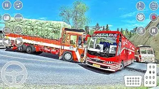 Offroad Indian Truck Driving Game - Mountain Heavy Cargo Truck Drive 2020 - Android GamePlay #3