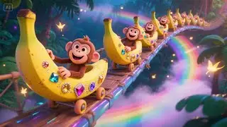 Banana Land Dreams | The Magical Monkey Adventure for Toddlers