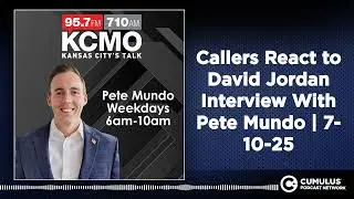 Callers React to David Jordan Interview With Pete Mundo | 7-10-25