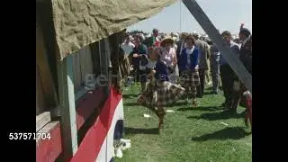 1964   Charlottetown Conference centennial festival on Prince Edward Island   Young girl practices