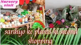 Second shopping of winter plants ll#Garden #shopping #winter plants
