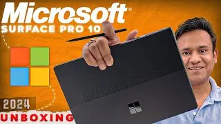 Microsoft Surface Pro 10 Unboxing and First Look | In Hindi