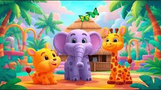 &ldquo;Cat vs Giraffe Baby 😂 Jungle Ki Funniest Story | Kids Cartoon Video