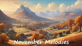 November Melodies - Cozy Lofi Samba with Warm Guitar 🍂🌧️❄️