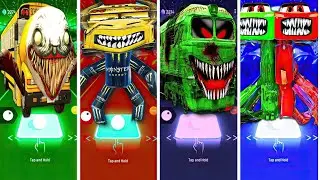 Bus Coo Eater 🆚 Bus Energy Eater 🆚 Train Eater 🆚Tank Train Eater Tiles hop Coffin Dance
