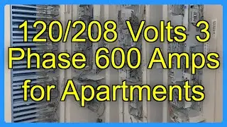 120/208 Volts 3 Phase 600 Amps for Apartments