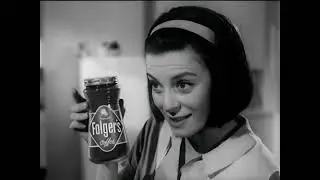 Folgers Coffee Commercial (1960s) | Rare Vintage TV Ad Restored in 4K #shorts