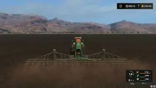 Farming Simulator 2017 Big Farming, Sewing 105 hectare field