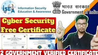 Government Cyber Security Free Course With Free Certificate | Cyber Security | free Certificate |