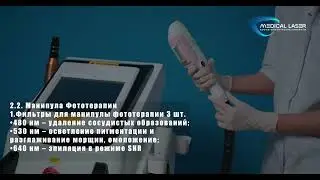 Аппарат MAGNETO OPTIC 360 3в1, УДАЛЕНИЕ ТАТУ/ТАТУАЖА, ЭЛОС ЭПИЛЯЦИЯ, РФ ЛИФТИНГ