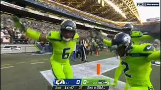 Quandre Diggs Redzone Interception!! | Seahawks vs Rams
