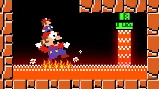 Mario and Tiny Mario's Lava Maze Mayhem