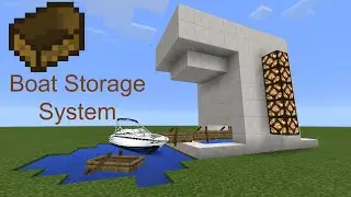 Boat Storage System|Redstone Showcase