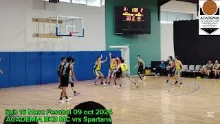 Liga Sub 16  Fesabal Academia BKB MC vrs Spartans