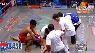 Khmer Boxing, Bird Kham Vs  Thai, Bayon Boxing, 16 August 2015
