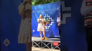Nkauj Hnub Thao- Sing The National Anthem at Hmong American Day in Elk Grove, CA