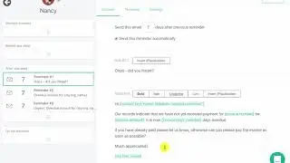 Edit reminder content and frequency