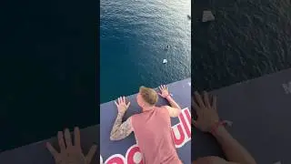 Pro Gymnast FREAKS OUT Cliff Diving 😅 (Nile Wilson) #BraveGang