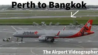 Jetstar A321neo VH-OFV BLASTS Off from Perth to Bangkok!