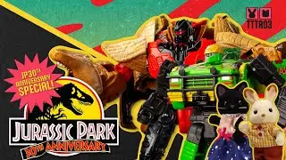 Toy Review Duo: Transformers Collaborative Jurassic Park &times; Transformers | ToyTrashTalks