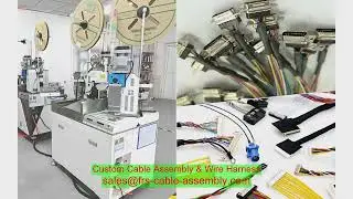 IL 08P wiring harness contract manufacturing for IO Link master UL AWM wire harness on automotive