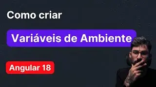 Como criar variável de ambiente no Angular 18 #angular #typescript #frontend #javascript