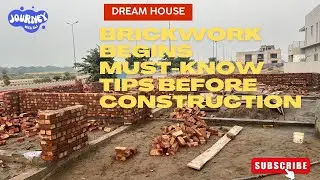 Brick Work START in Our Dream House! 🧱 Home Taking Shape FAST!