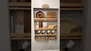 Easy DIY Storage Solution Cutting Board Charcuterie Platter Plate Rack for Kitchen Wall Scrap Wood