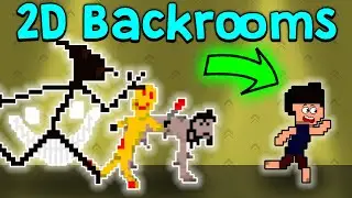 Я создал Backrooms, но это 2D-игра